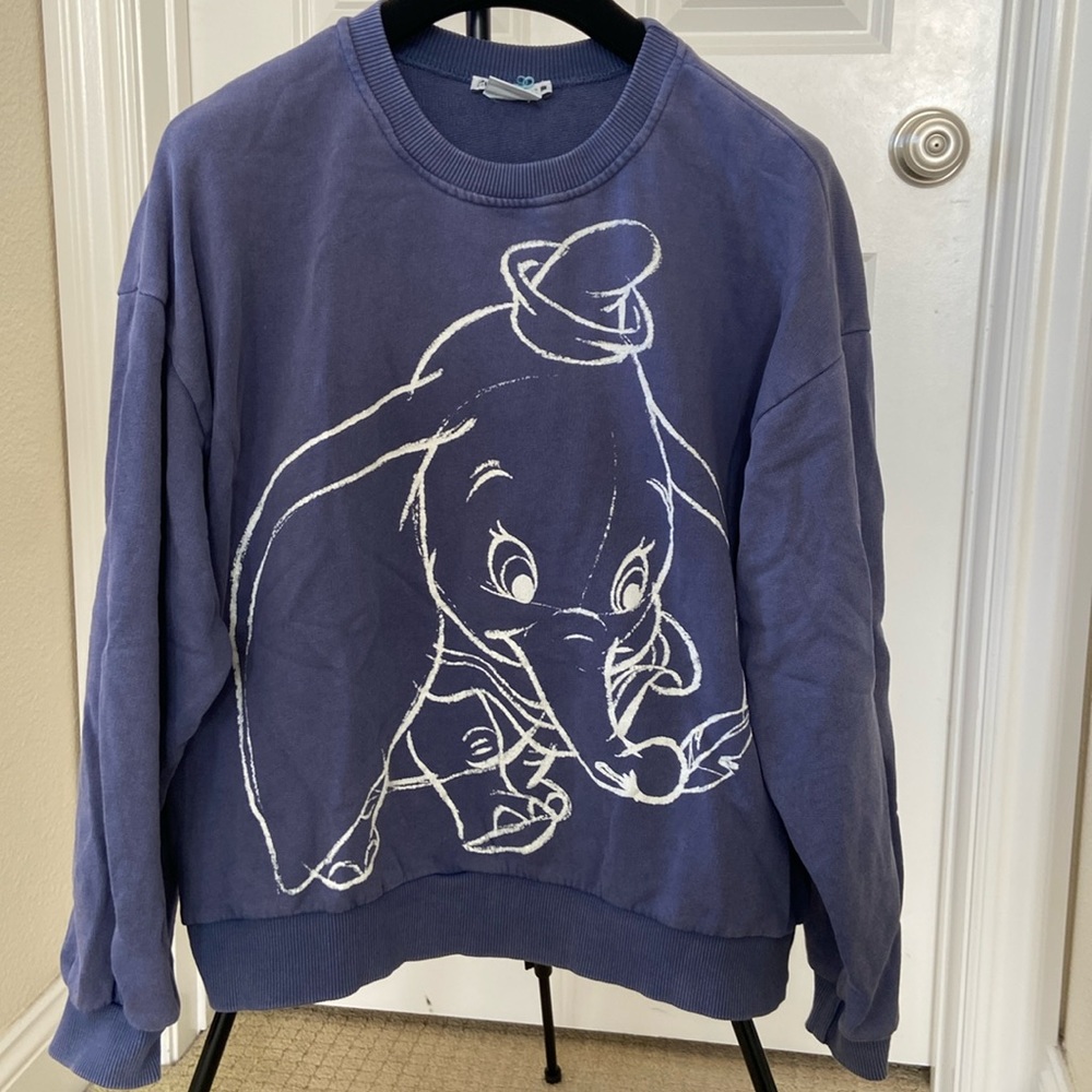Zara Disney dumbo elephant sweatshirt S